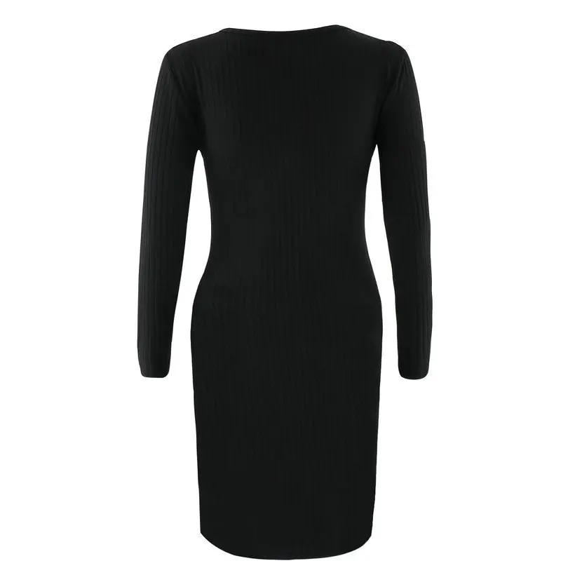 2017 Весна Лето Женщины Платья Хлопок Blend Мини Тощий Dress Длинным Рукавом Повязку