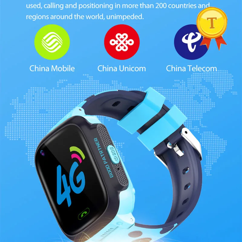 2019 новейшие 4G lte Wifi Детские Смарт часы с GPS умные Дети 4g телефон видео звонок