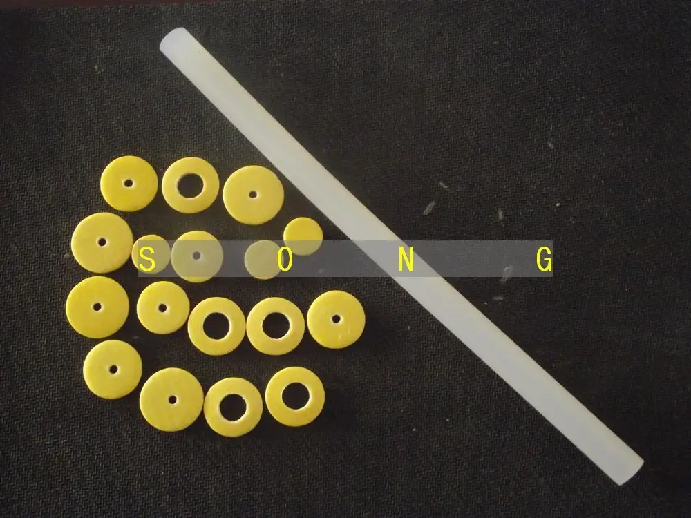 17 шт открытая Флейта с отверстиями прокладки и тепловая энергия клей палка