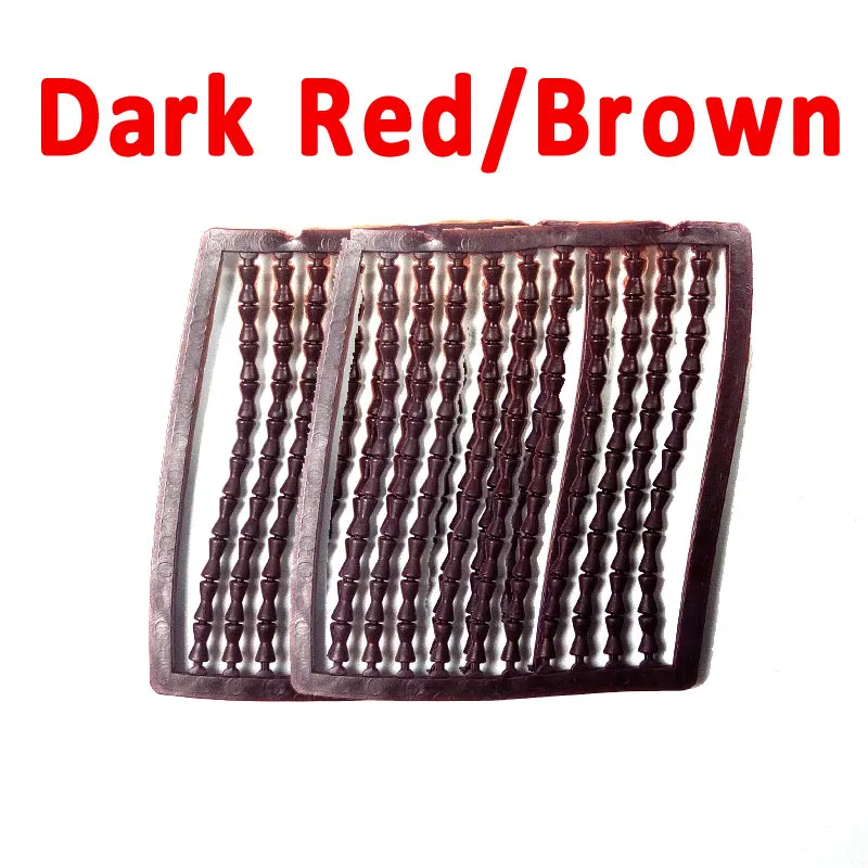 2pcs in a pack brown Bimoo 2 шт. = 200 стопов полумягкая приманка для ловли карпа Boilie stops прозрачный черный, красный, коричневый, желтый цвет, аксессуары для волос - Цвет: 2pcs in a pack brown