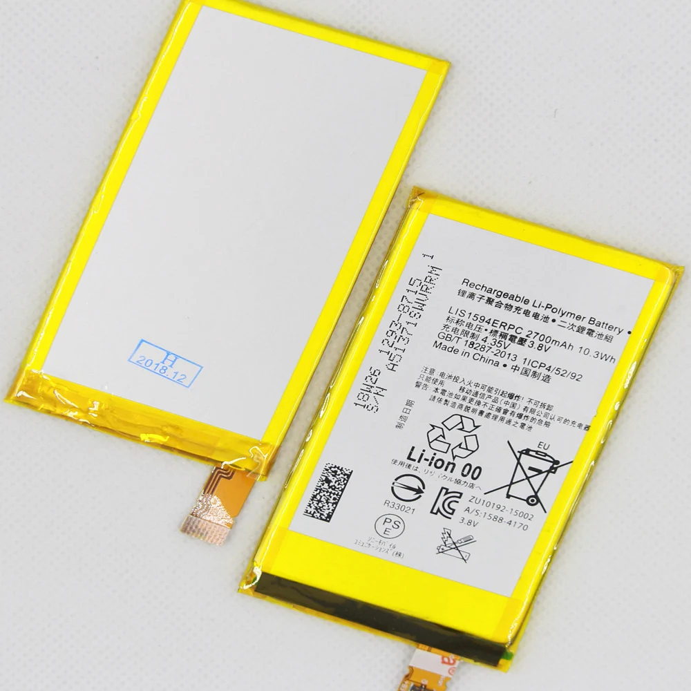 Аккумуляторная батарея LIS1594ERPC для Sony Xperia Z5mini XA Ultra C6 F3216 F3215 F3216Xc Xmini F5321 Z5C Z5 compact 2700