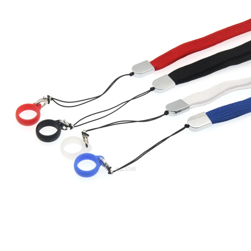 

5PCS Universal Silicon Lanyard for Pod juu Disposable electronic cigarette Ego eovd battery kit Neck Sling colorful Accessories