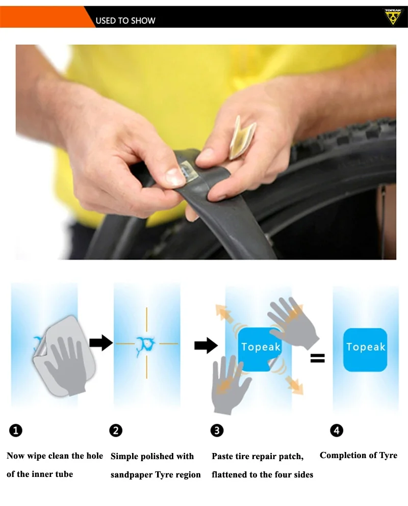 Детали для ремонта велосипедных шин быстрая бумага горных и дорожных