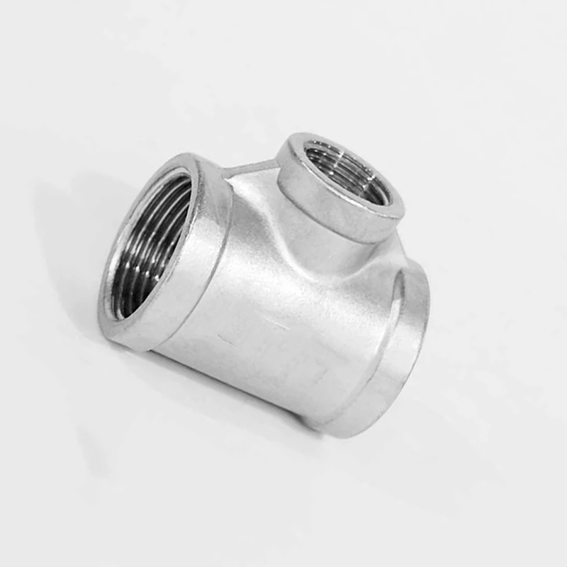 3/8 &quotBSP Женский x 1/8&quot BSP тройник 3 способа 304 фитинги из нержавеющей стали