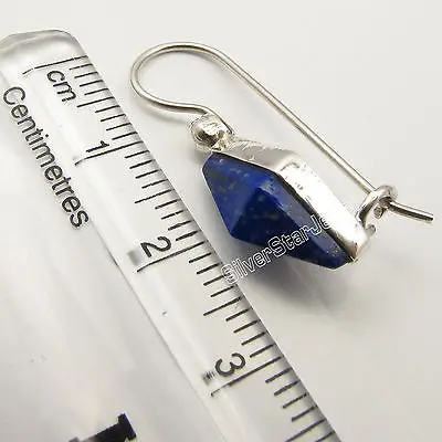 Chanti International Сияющие серьги Пирамида с лазуритом недорогие 2 7 см|lazuli earrings|earrings