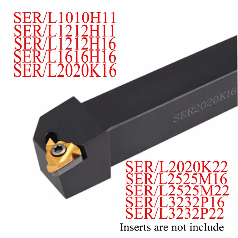 SER1010H11/SER1212H11/SER1212H16/SER1616H16/SER2020K16/SER2020K22/SER2525M16/SER2525M22/SER3232P16 держатель для токарного