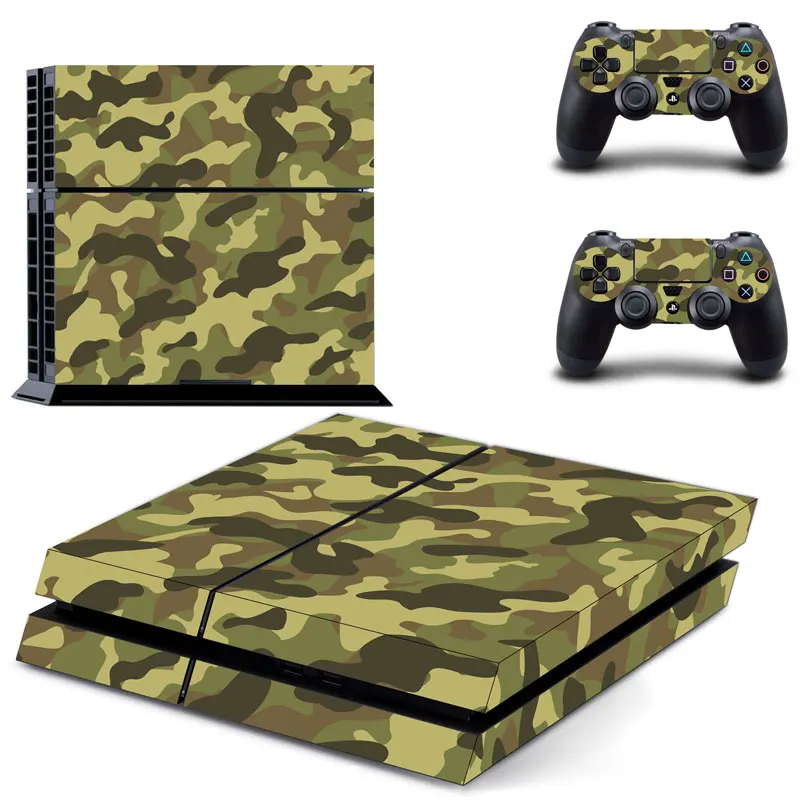 Наклейки для консоли PS4 Playstation 4 виниловые наклейки камуфляжные контроллеров