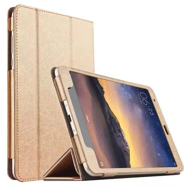 Тонкий удлиненный Шелковый откидной Чехол-подставка из искусственной кожи