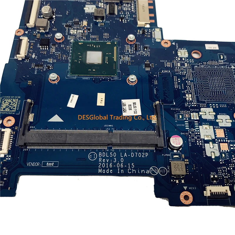 Фирменная Новинка 854944-601 материнская плата для hp 250 G5 15-AY Материнская плата ноутбука SR2KN N3060 BDL50 LA-D702P 854944-001 854944-501 Тесты