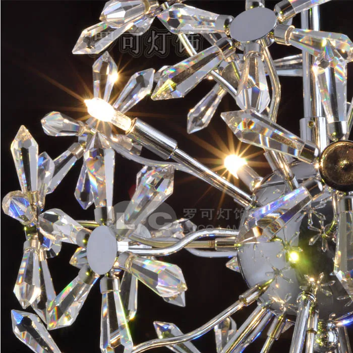 Современный минималистичный подвесной светильник из кованого железа с