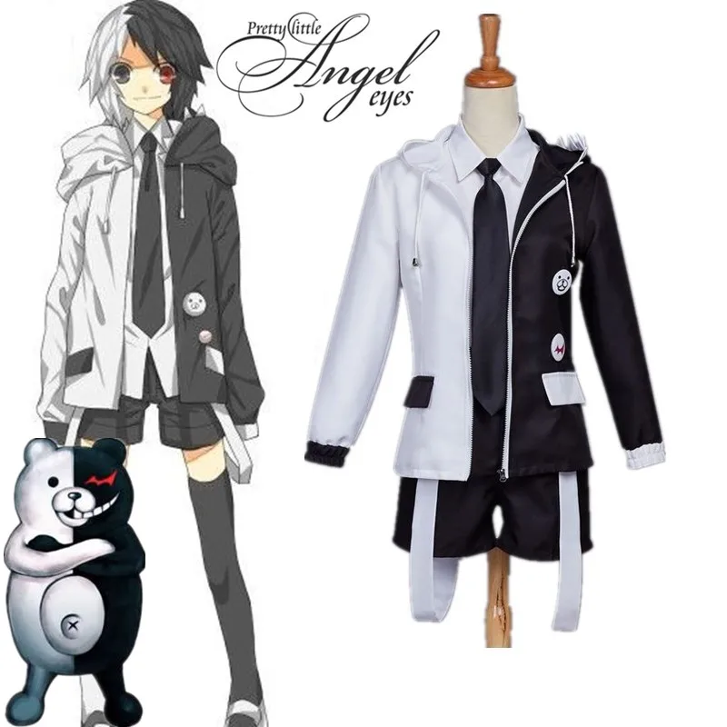 Аниме ganganronpa monokuma костюм Косплэй форма для вечеринки Хэллоуина полный костюм - Цвет: Men