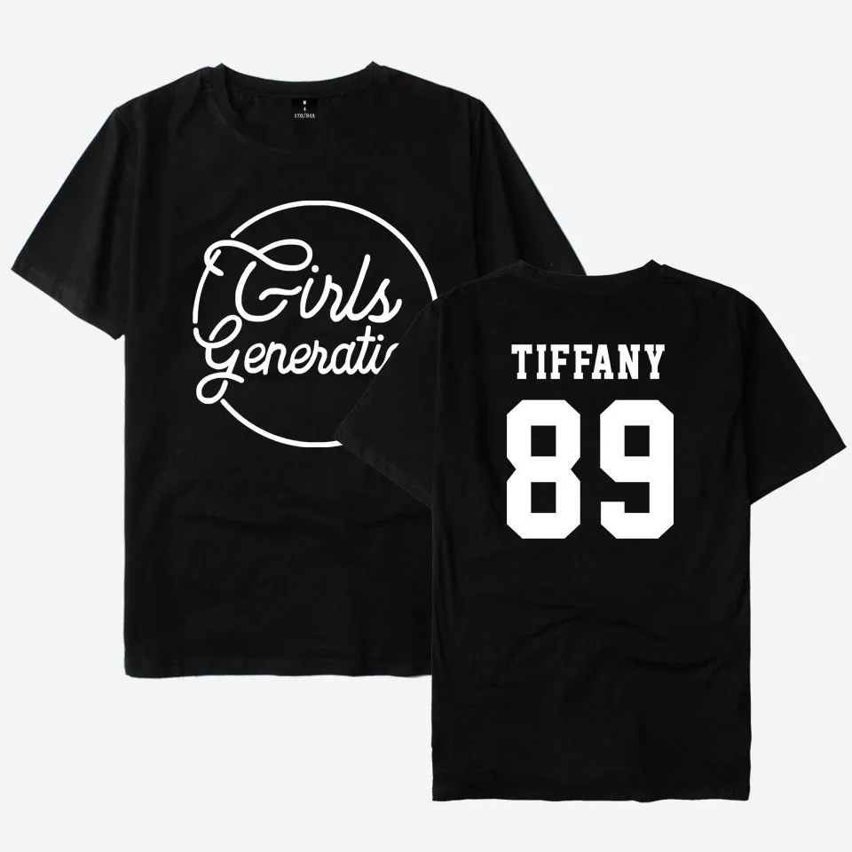 Kpop SNSD Girls Generation шесть Альбом Футболка женская летняя обувь harajuku футболка с