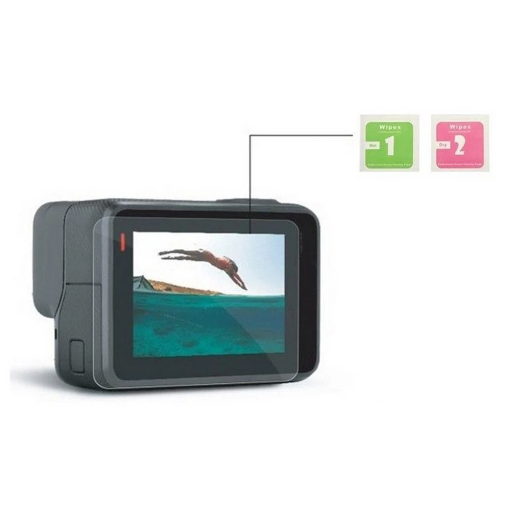 Оптовая продажа 1 комплект закаленное стекло для объектива и защитная пленка