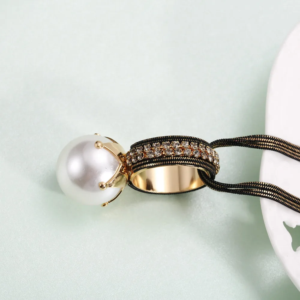 Дара новые модные женские туфли элегантный благородный длинный Циркон Имитация