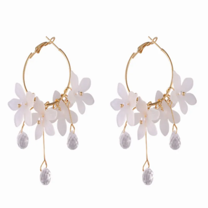 Женские акриловые серьги гвоздики с жемчугом Ювелирное Украшение пыльным