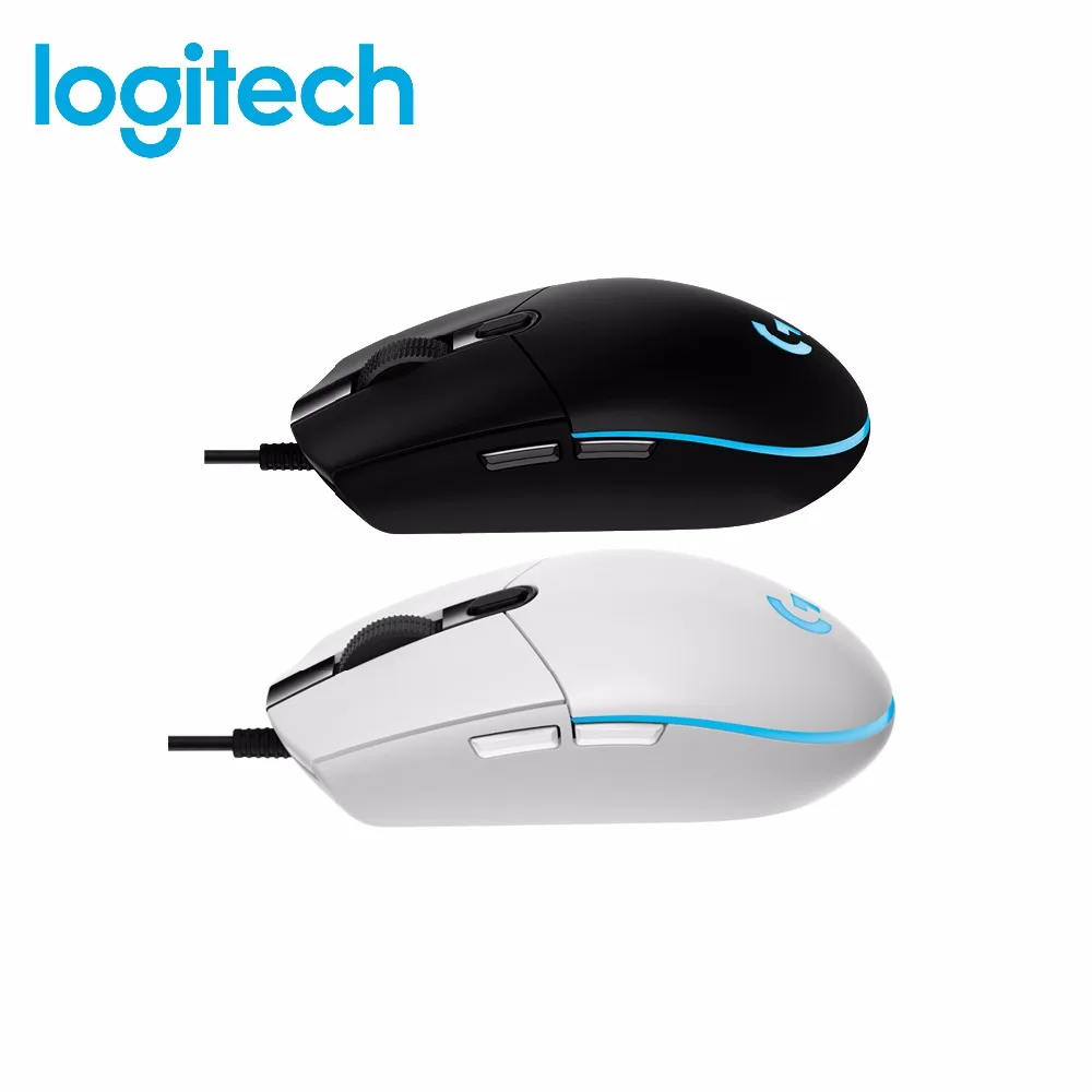 Проводная игровая оптическая мышь logitech G102 PRODIGY 6000 dpi 16,8 м цветной светодиодный настраиваемый 6 кнопок поддержка рабочего стола/ноутбука Windows