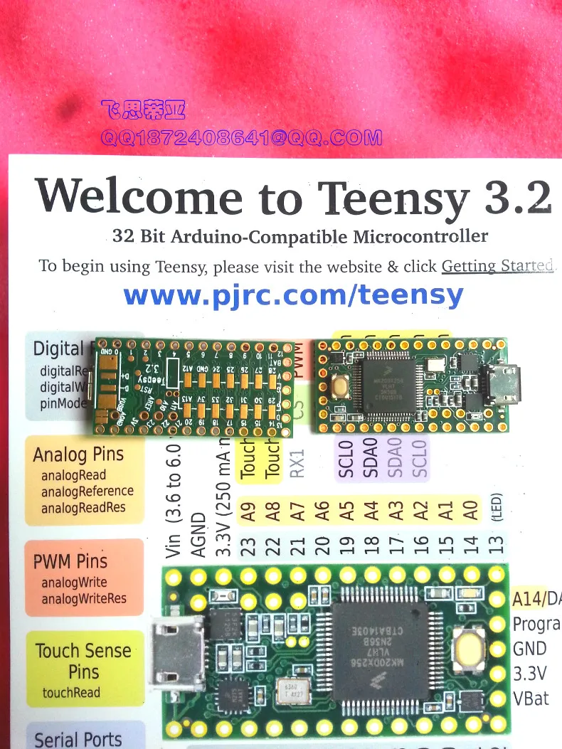 Teensy3.2 и 2756 ndustries Teensy header модуль 3 2 + header|teensy 3.2|header |