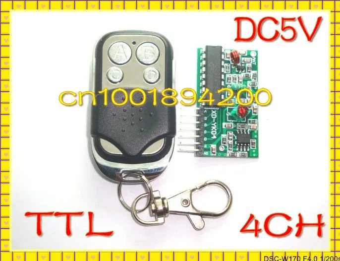 4CH DC5V радиочастотный передатчик и модуль приемника беспроводной дистанционного
