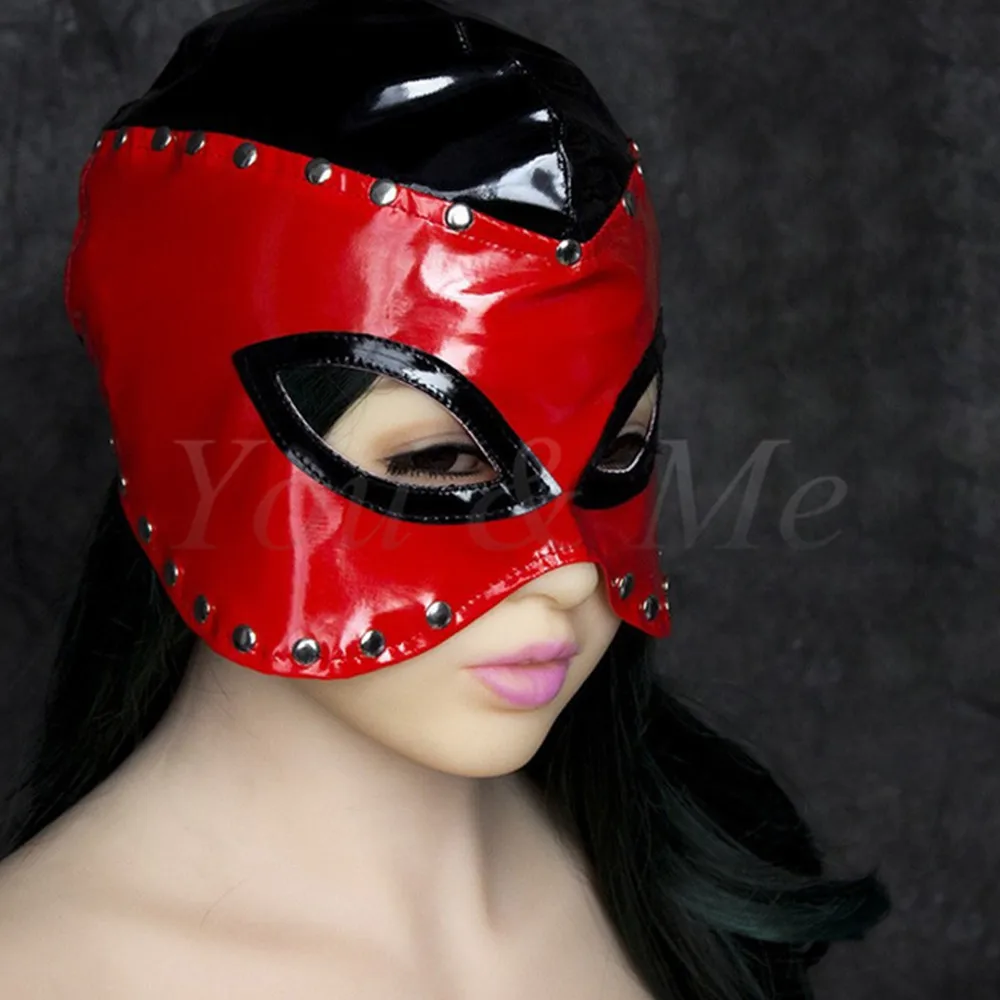 Взрослые игры полиуретан открытый глаз эластичный головной убор Вечерние Маски