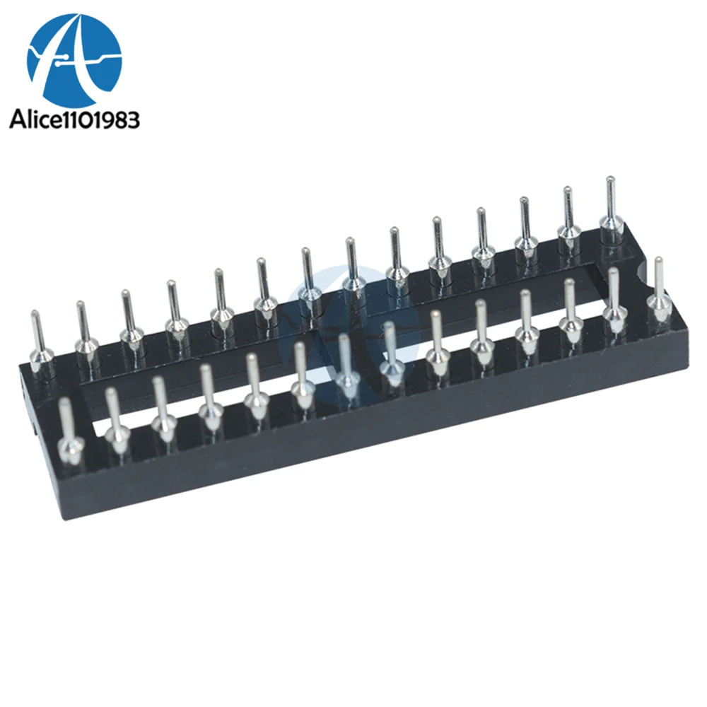 10 шт. 28 Pin DIP SIP круглые ИС розетки адаптер припоя Тип узкий тип Scoket DIY Kit |
