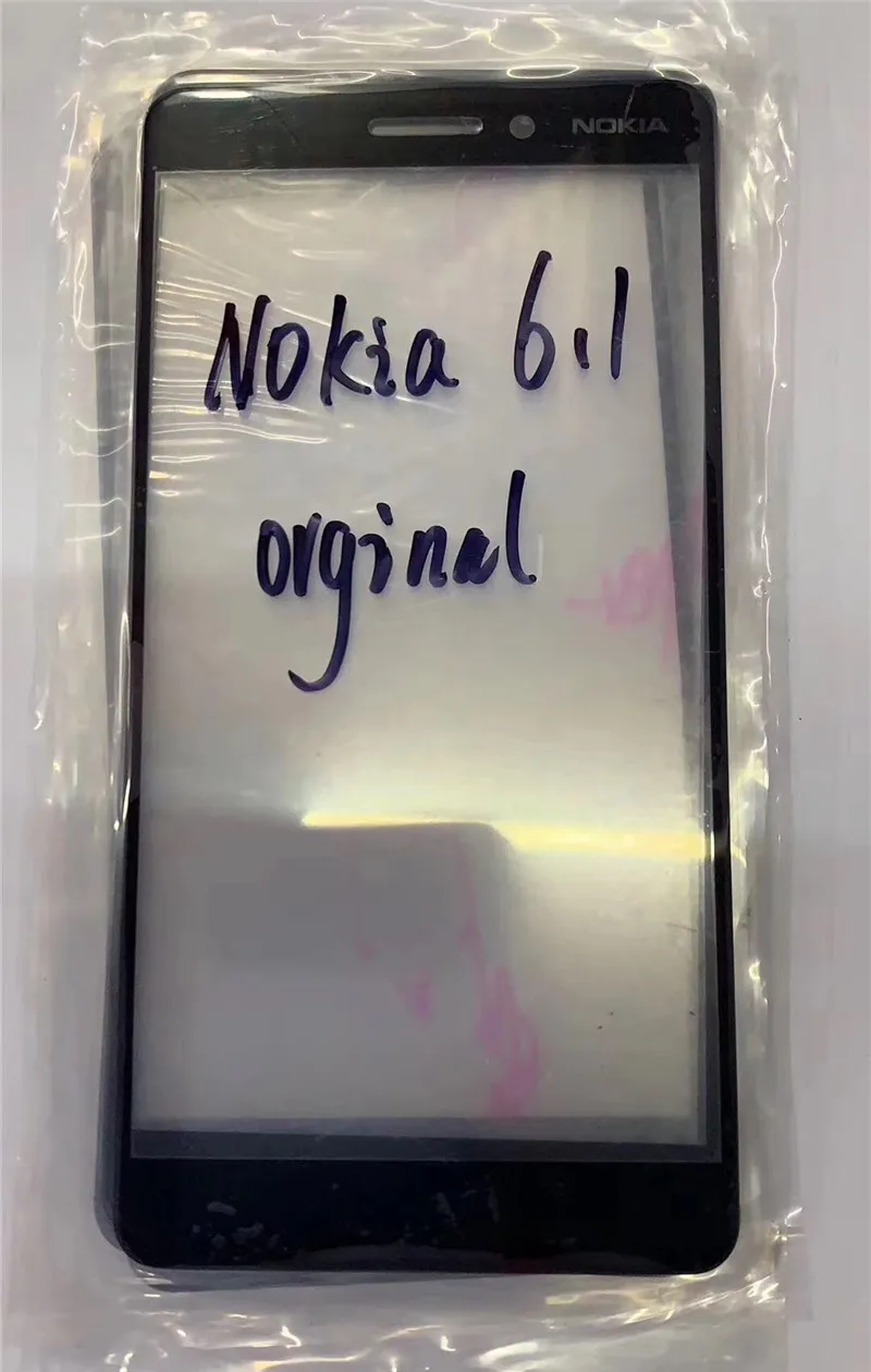 Nokia6.1 сенсорный экран для Nokia 6 1 NK Передняя стеклянная крышка ЖК дисплей внешняя
