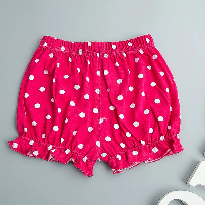 2022 Baby Girl Shorts Newborn Child Children Cotton Summer Polka Dot Casual Girls Pants Bloomers Diaper Cover Panties | Детская одежда