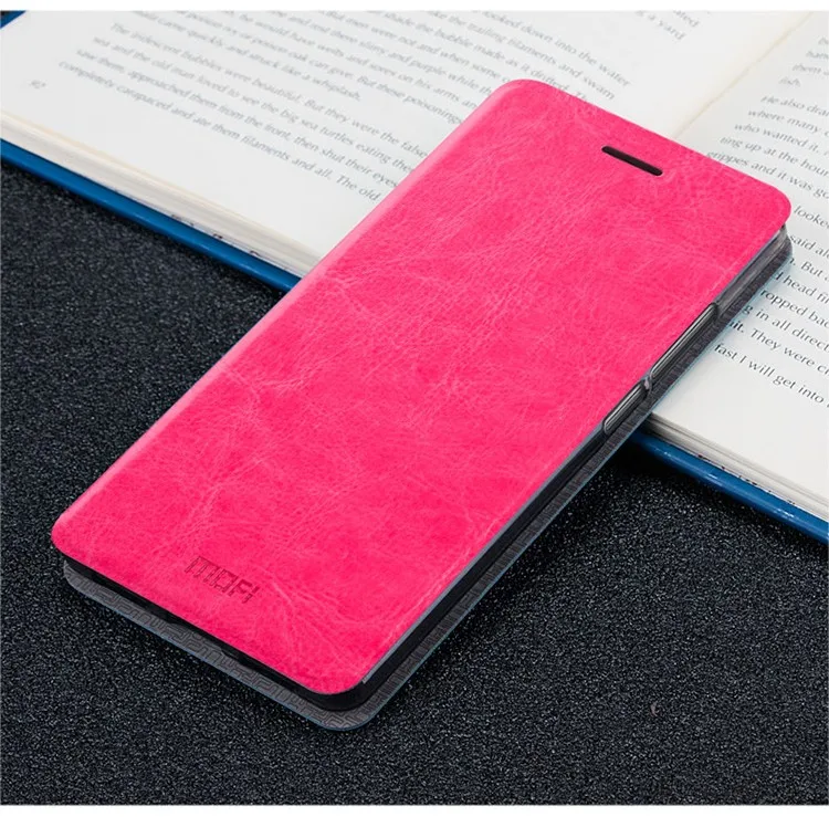 OnePlus 5 Case Original Mofi Steel Plate Inside Book Style Flip Leather Cover For One plus | Мобильные телефоны и