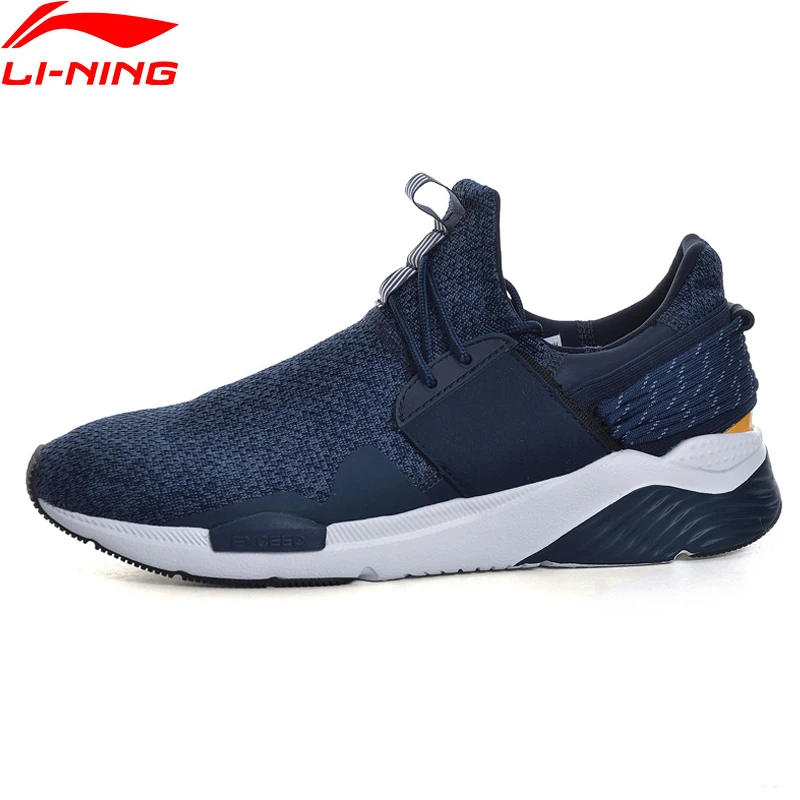Li-Ning/Мужская Спортивная обувь для образа жизни; кроссовки для фитнеса Li-Ning Cloud; кроссовки с подкладкой из ТПУ; спортивная обувь; GLKM107 YXB112