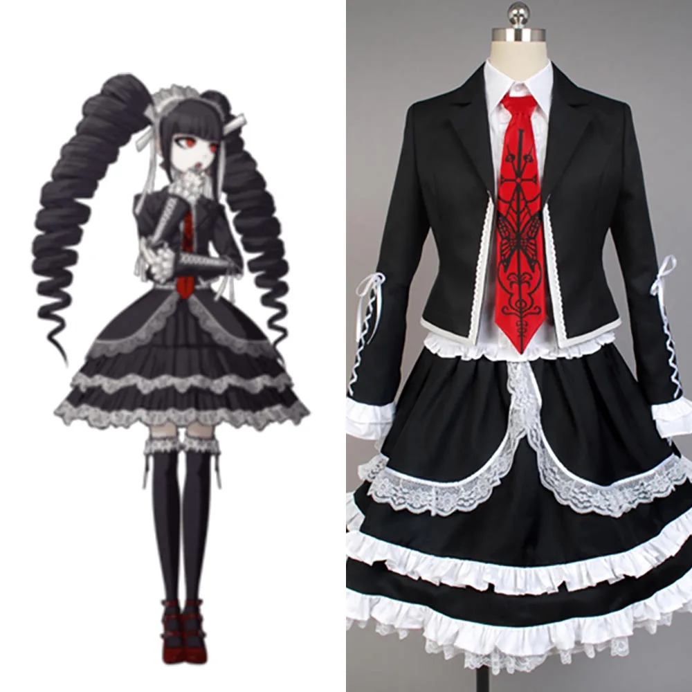 

Hot Anime Danganronpa Cosplay Celestia Ludenberg Cosplay Costume Dress Uniform For Adult Women Girls Halloween Carnival Costume
