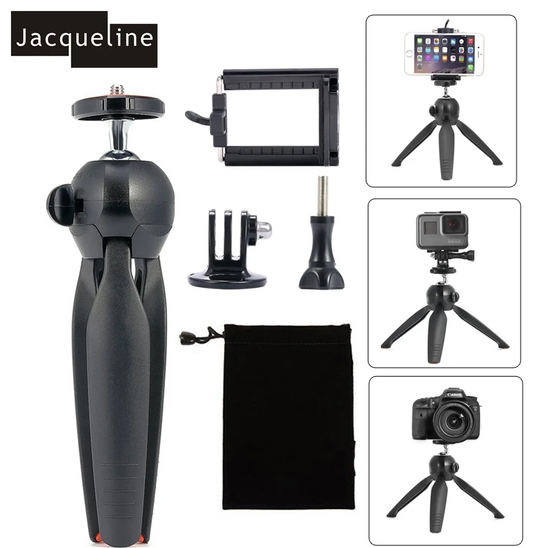 Jacqueline для крепления мобильного телефона мини Устойчивый Штатив GoPro Hero HD 6 5 4 3 + SJCAM
