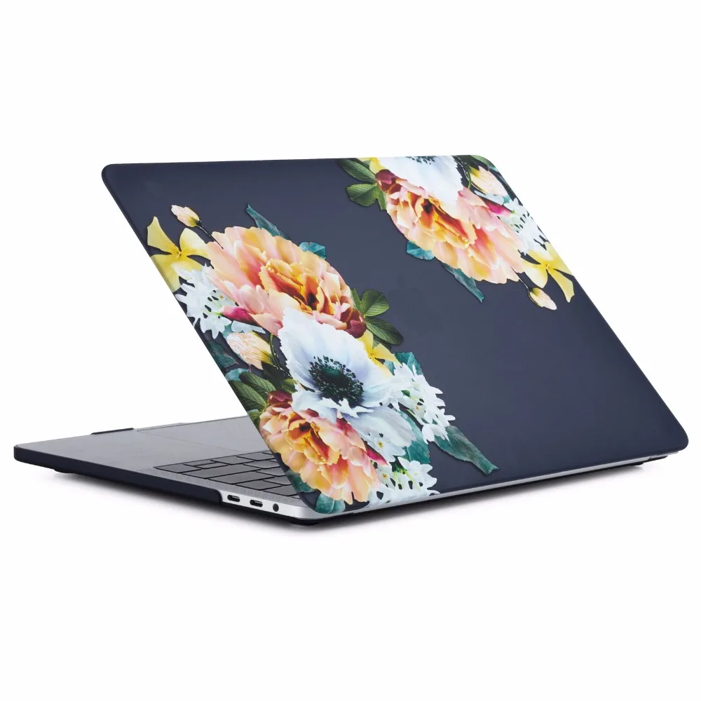 Новый чехол с резиновым покрытием листьями для MacBook air 13 3 дюйма A1466 A1369 Retina корпуса