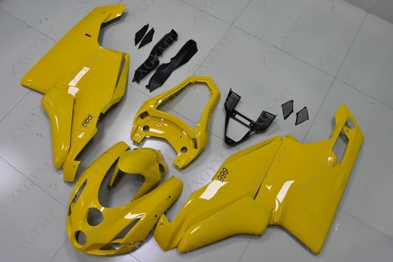 Боди для DUCATI 749 2003 2004 Желтый корпус наборы Abs обтекатель 749R 03|Полные комплекты