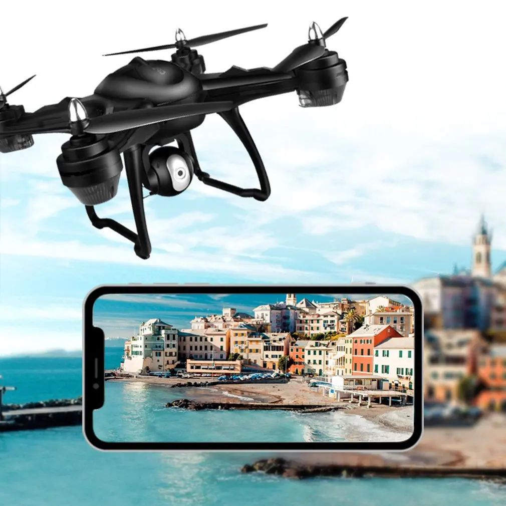 LH-X38GWF Дрон Двойной gps wifi FPV Дрон HD 1080P камера Дистанционное управление вертолет RC Дрон Профессиональный Дрон с 3* батареями