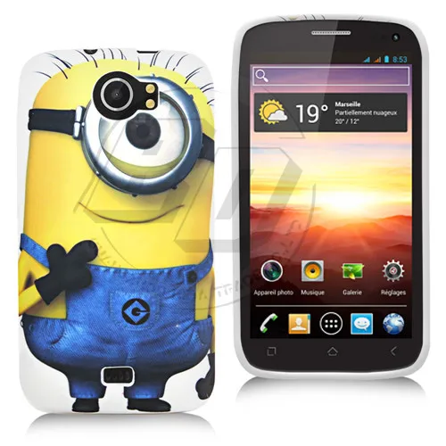 Print Cute Skin Cover Minion Floral Butterfly Flag Back for fly iq450 Quattro Case Silicon Gel TPU Candy Soft |