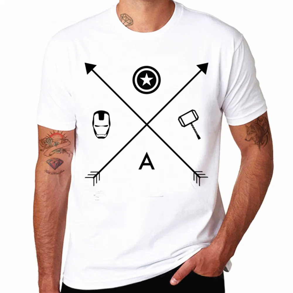 Мужская футболка Мстители эндгейм Железный человек Старк Забавный Artsy Awesome