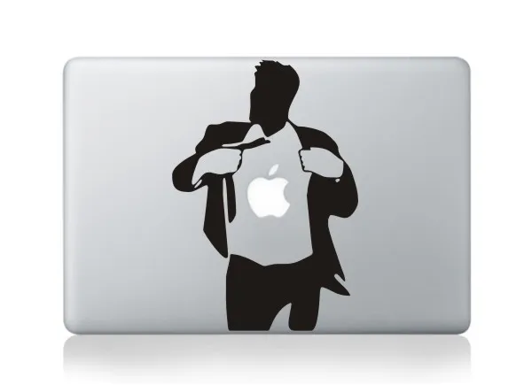 Крутой стиль ноутбука ПВХ наклейка для Apple Macbook Наклейка Air Pro retina 1" 13" 1" забавные глаза ноутбук частичная наклейка кожи - Цвет: MB-black-Part C(181)