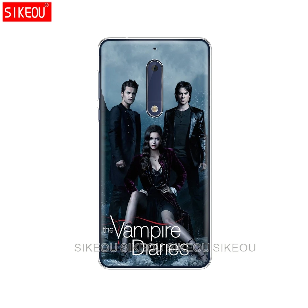 Силиконовый чехол для телефона Nokia 5 3 6 7 PLUS 8 9 /Nokia 1 2 2018 Дневники вампира|Бамперы| |