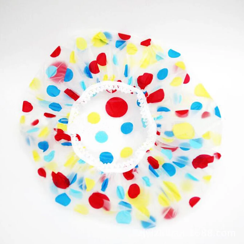 1 шт. шапочка для душа Водонепроницаемая Нетканая плиссированная