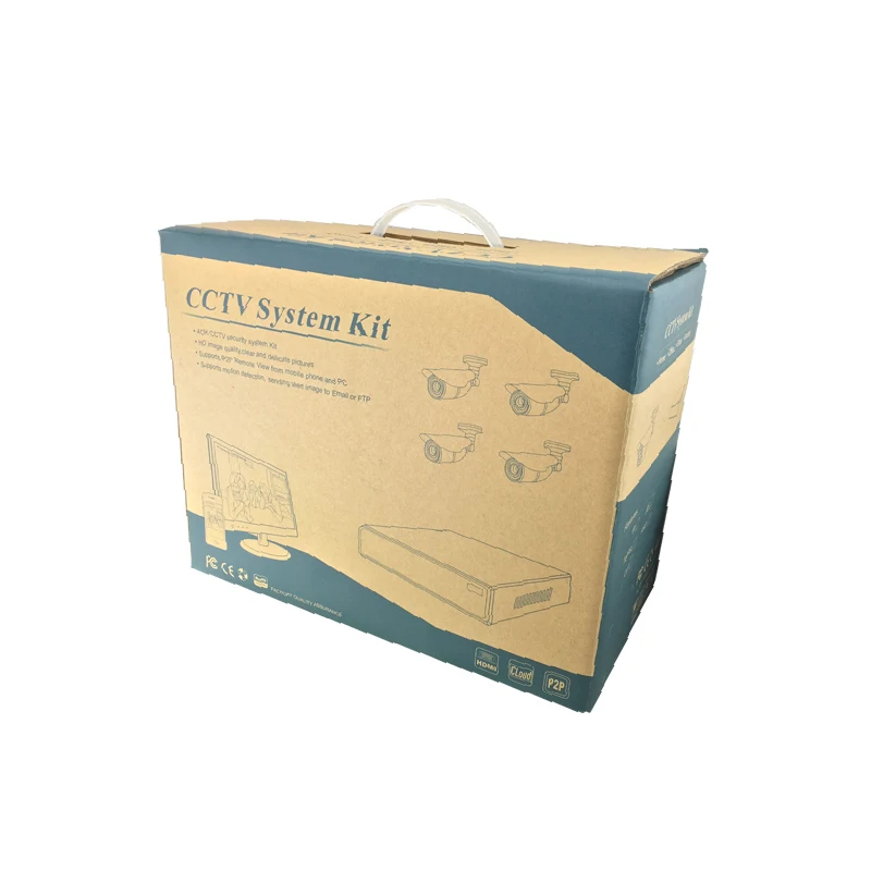 POE 1080P сетевая IP камера 2МП 4IR свет металлический ночной на улице водонепроницаемый 4CH POE NVR P2P ONVIF Комплект безопасности.