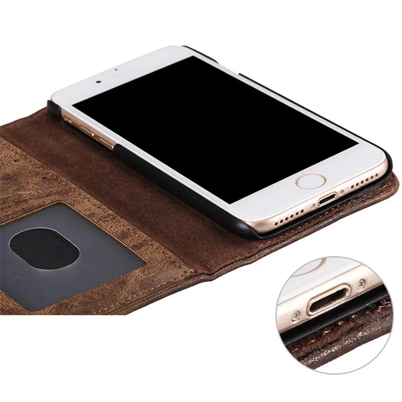 Чехол-книжка Brownr из мягкой искусственной кожи с откидной подставкой и карманом