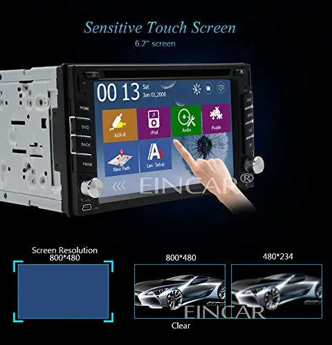 Автомобильный DVD плеер 2 Din с GPS Bluetooth беспроводной аудиоприемник 6 дюйма