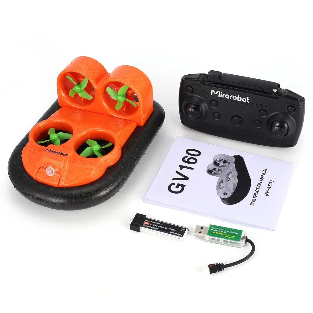 Mirarobot GV160 2 4G 7CH RC лодка для автомобиля с эффектом земли скоростная модель корабля 30