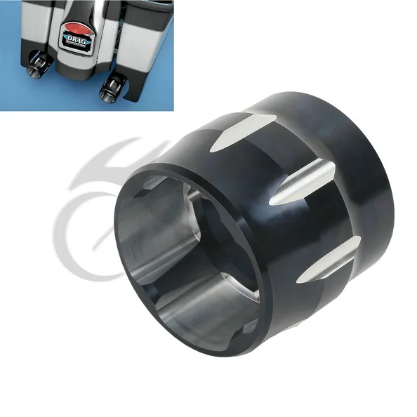 

Motorcycle Aluminum Contrast Cut Exhaust End Cap For Screamin Eagle 4" Mufflers Single