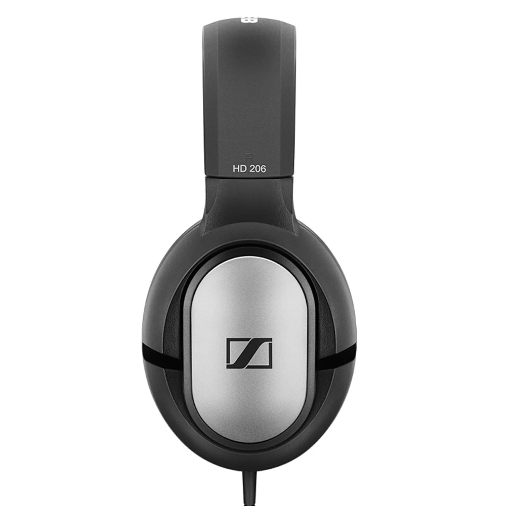 Наушники Sennheiser HD206, закрытые сзади, Накладные наушники, 3,5 мм, проводная стереогарнитура, гарнитура с шумоизоляцией, наушники для телефона