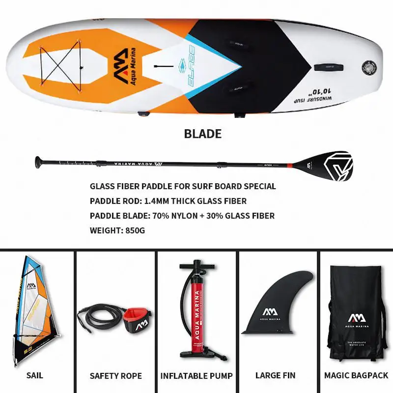 АКВА МАРИНА, лезвие для серфинга ветер Surf surfingboard ВЕЧЕРЯТЬ надувная доска для серфинга с веслом для доски для серфинга доска для кайтсерфинга - Цвет: Set E