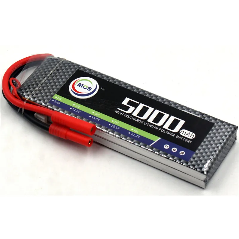 MOS 2S RC lipo батарея 7 4 v 5000mAh 40C Max 80C для Самолет Вертолет автомобиль Лодка