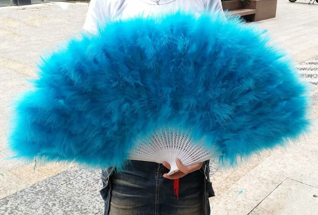 1 шт. перьевой вентилятор полный вниз утолщаются очень большой танцы ремесло для