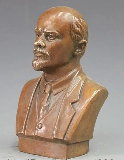 Западная бронзовая медная русская Коммунистическая скульптура Владимира Ленина