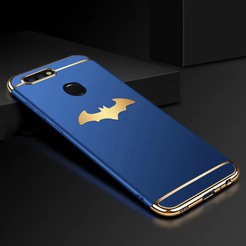 With Bat Blue Роскошный чехол для телефона huawei Nova 4 3 3i 2i 2S 2 Plus, матовый чехол из поликарбоната для huawei mate 10 20 Pro 10 20 Lite - Цвет: With Bat Blue