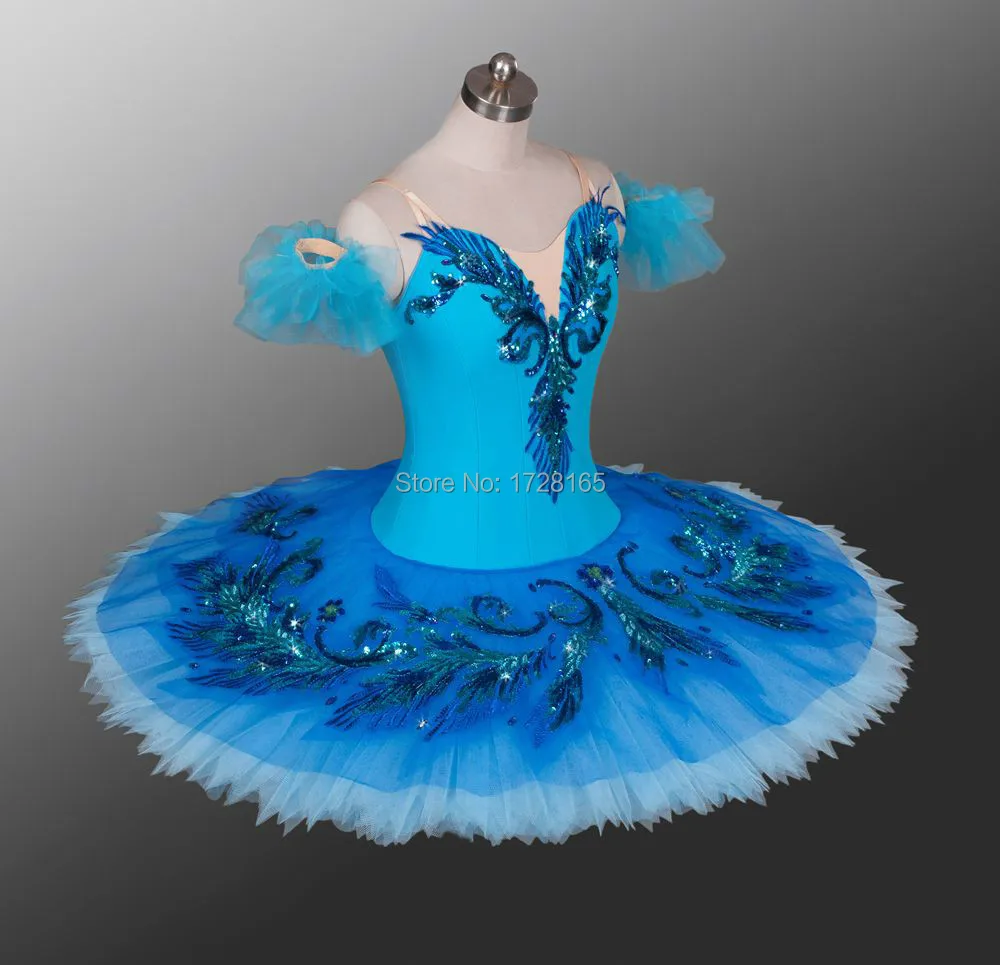 Adult Professional Ballet Tutu Women Blue Bird Role For Performance And Competitiom Show Girls Dance Costumes AT1147 | Тематическая